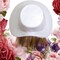 Vintage Old Fashioned Bonnet - White Colonial Pioneer Prairie Felt Sun Hat Costume Bonnets for Women and Children